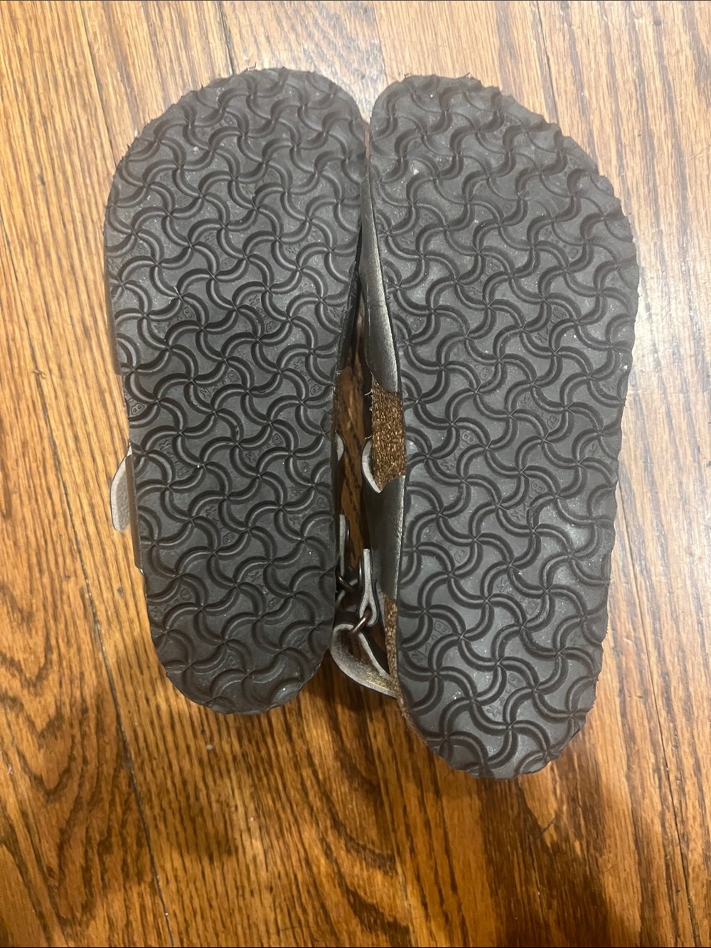 Birkenstock Kids Metallic Bronze Buckle Sandals - Picture 4 of 5